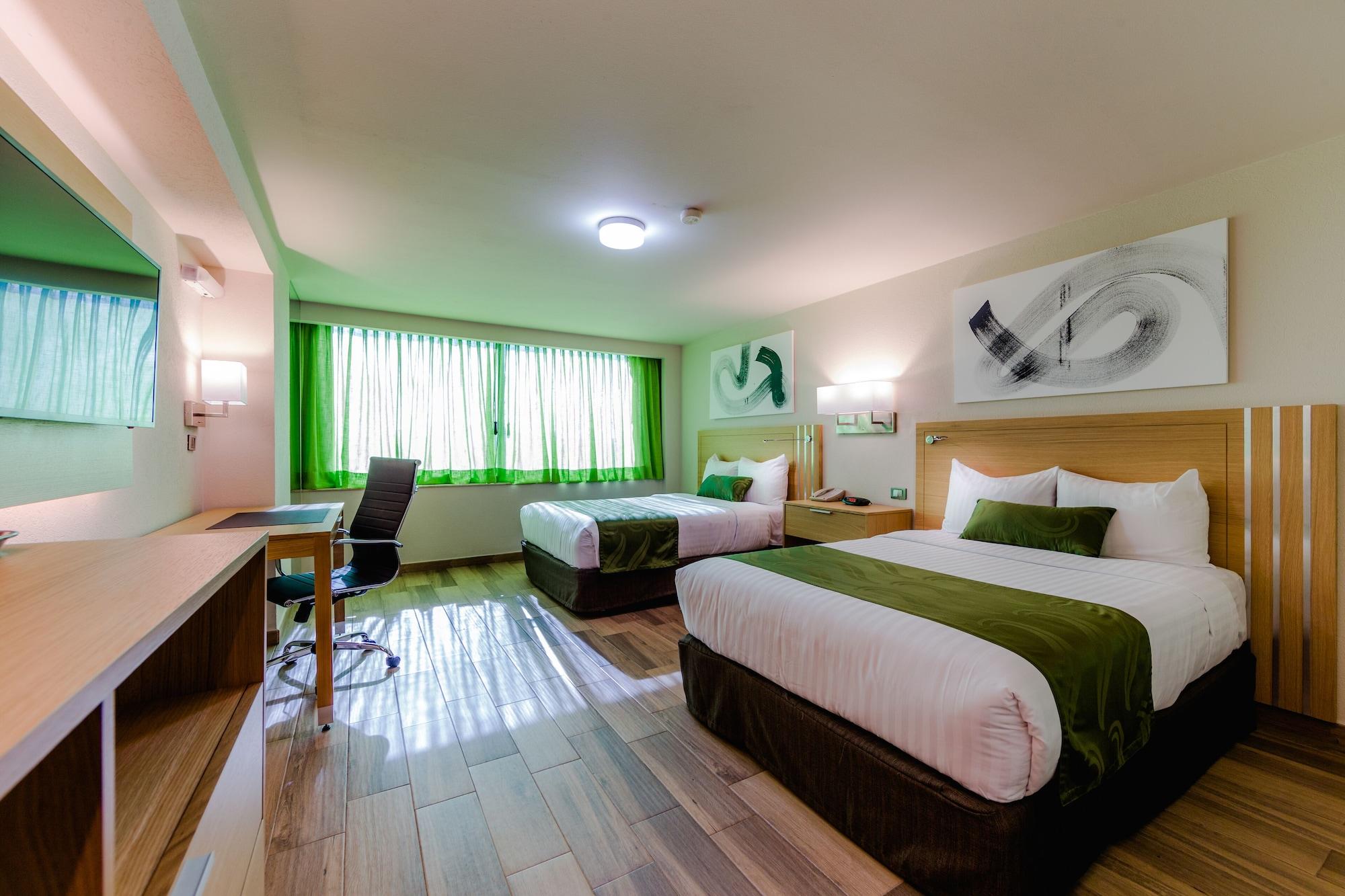 Hotel La Joya Pachuca Exterior foto A typical room at the hotel