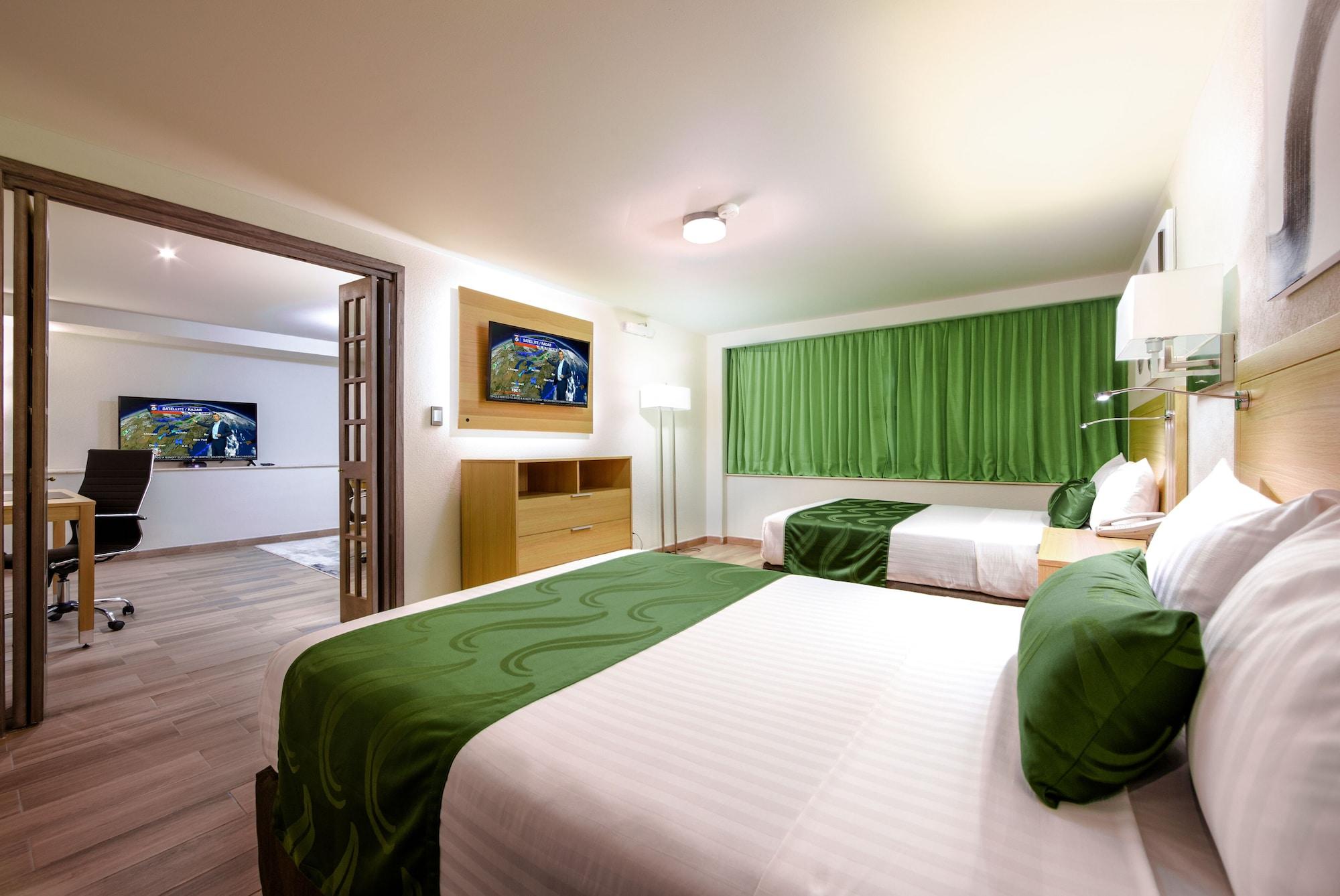 Hotel La Joya Pachuca Exterior foto A typical hotel room