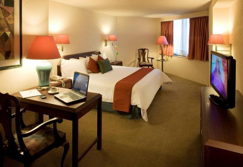 Hotel La Joya Pachuca Exterior foto A typical room at the hotel